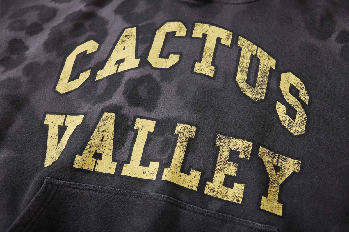 CACTUS VALLEY FADED LEAPORD HOODIE by AZVA