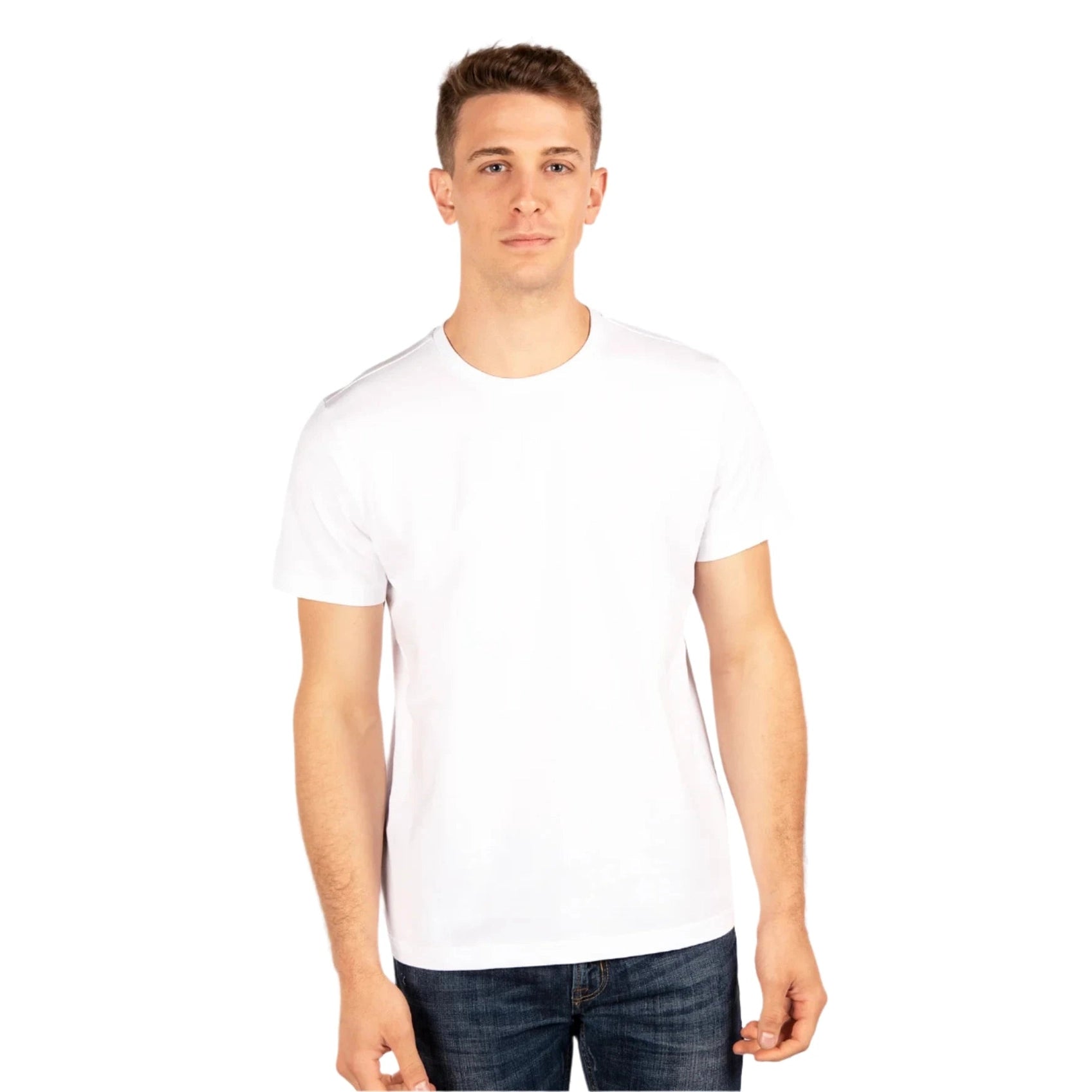 CITY LAB 0208R-WHITE(CREW NECK)