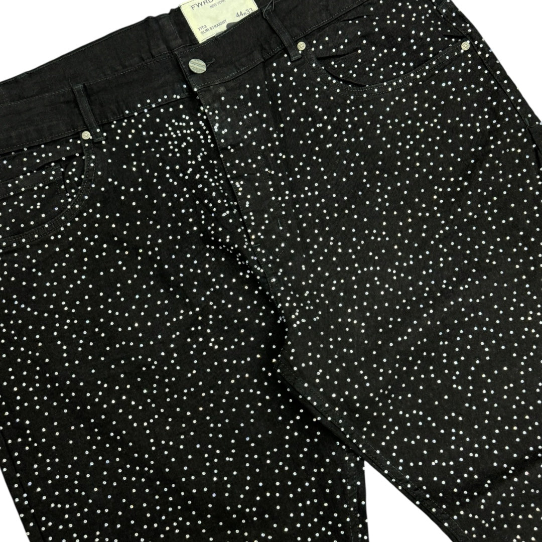 FWRD CRYSTALIZED DENIM-BLACK