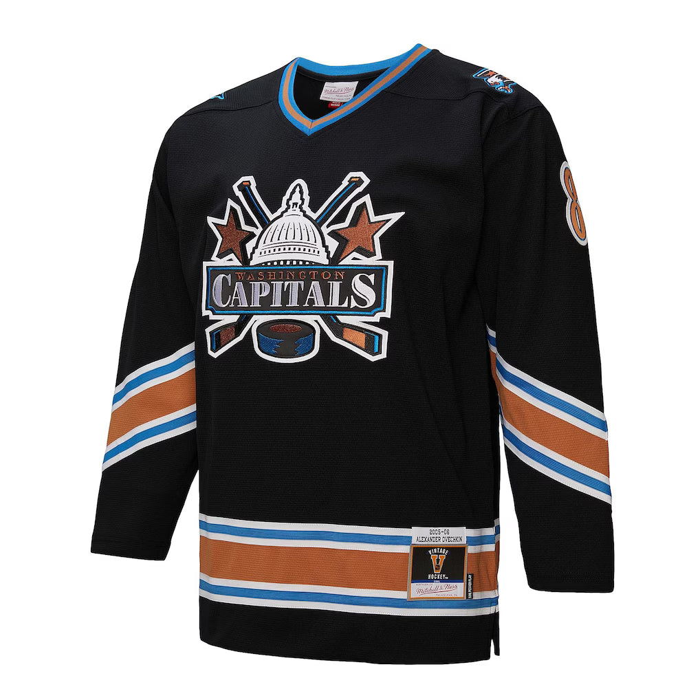 MITCHELL AND NESS NHL POWER PLAY ROOKIE WASHINGTON CAPITALS 2005 ALEXANDER OVECHKIN JERSEY by Mitchell and Ness