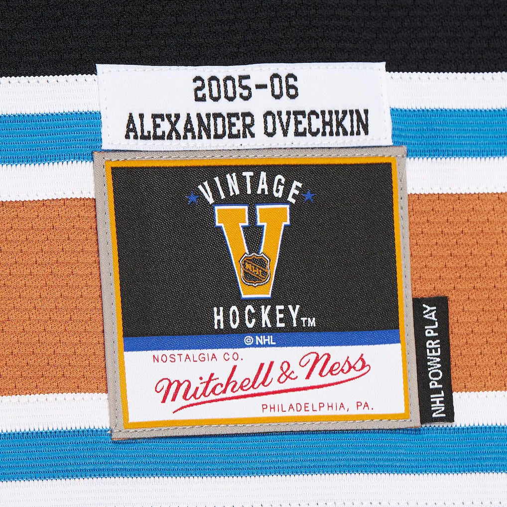 MITCHELL AND NESS NHL POWER PLAY ROOKIE WASHINGTON CAPITALS 2005 ALEXANDER OVECHKIN JERSEY by Mitchell and Ness