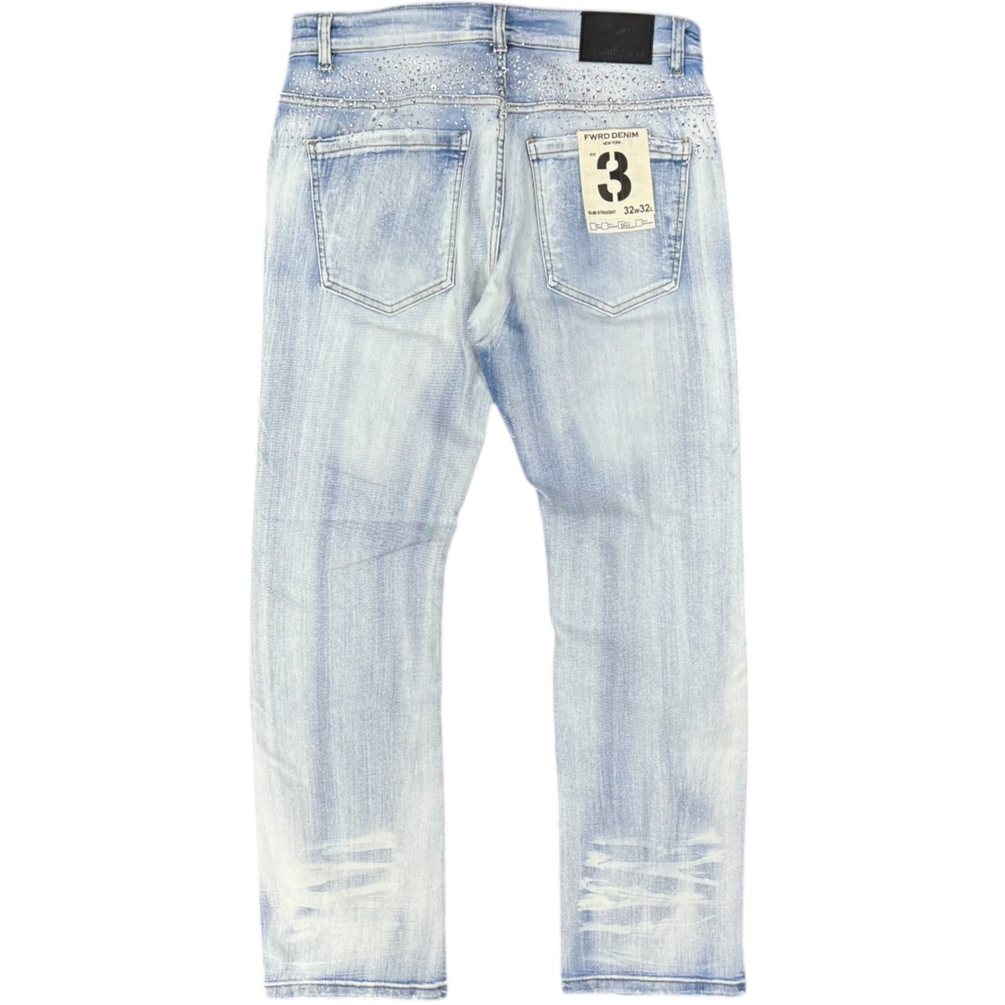 MENS DIAMOND CUT DENIM PANT