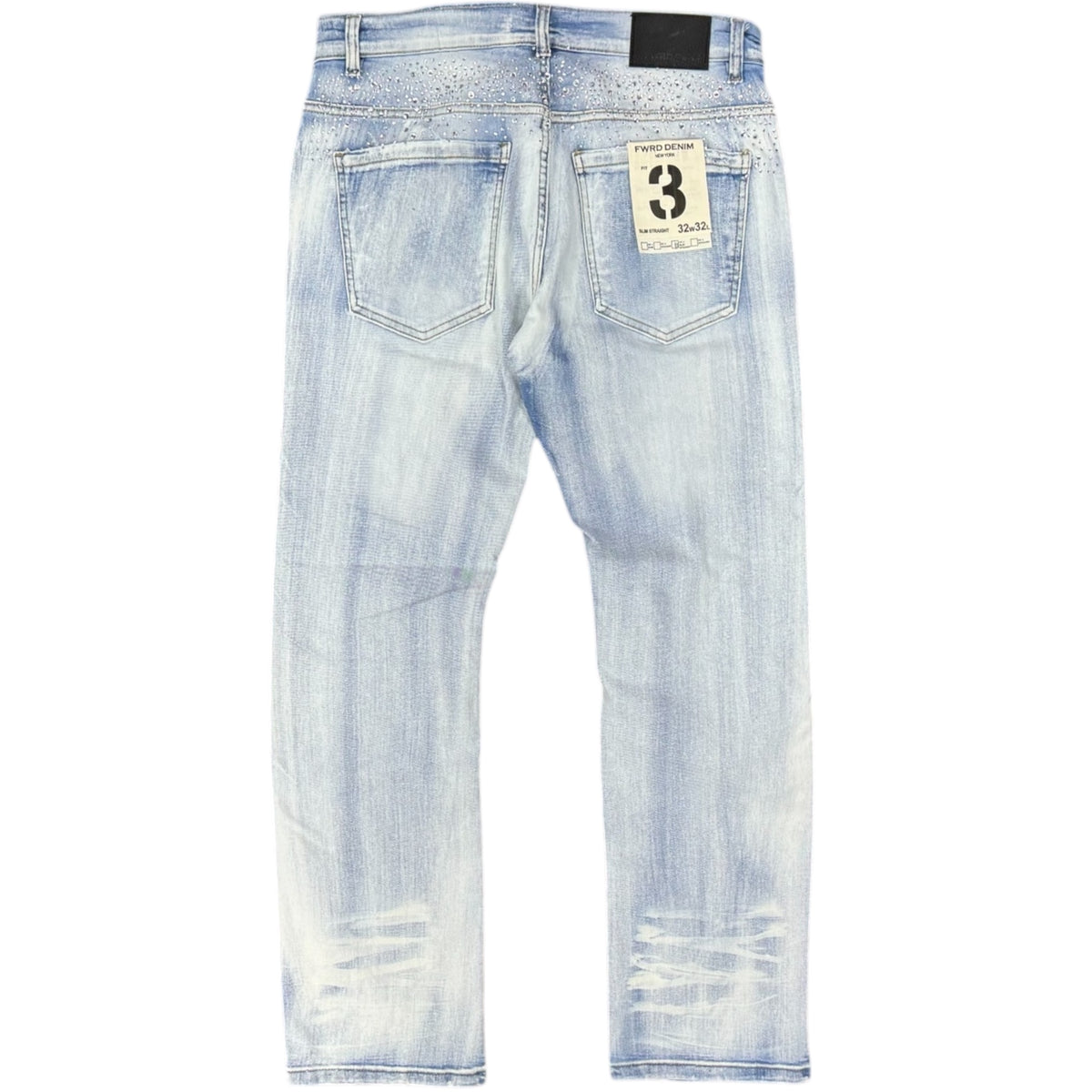 MENS DIAMOND CUT DENIM PANT by FWRD