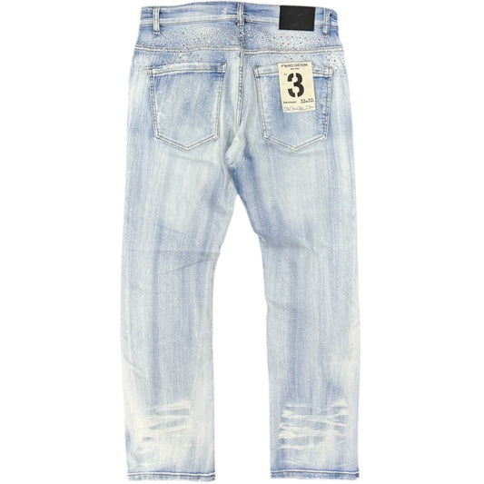 MENS DIAMOND CUT DENIM PANT by FWRD