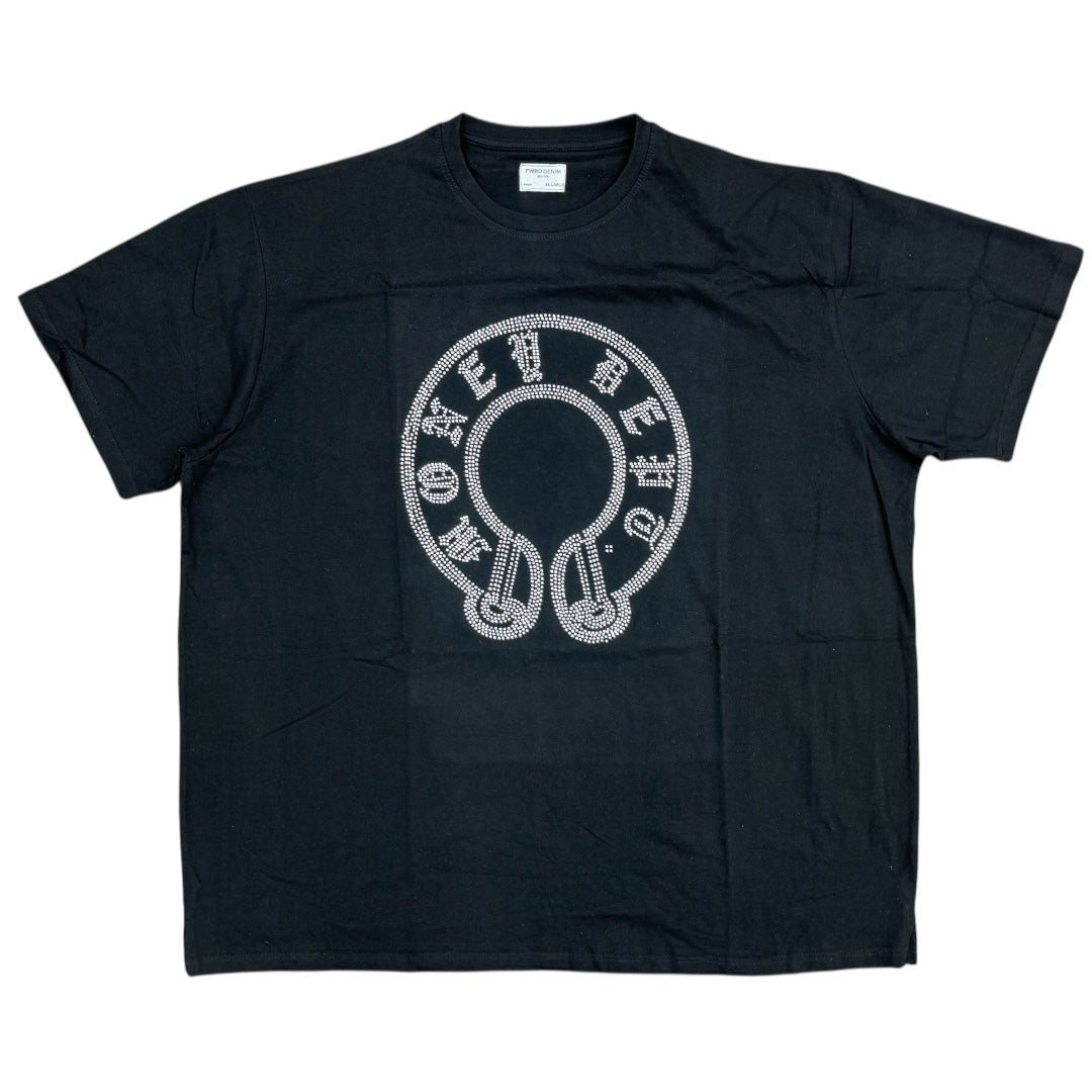 FWRD STUDDED T-BLACK-MONEY DEPT