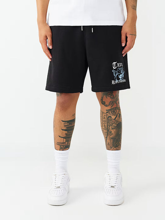 TRUE RELIGION LOGO FLEECE SHORTS by True Religion