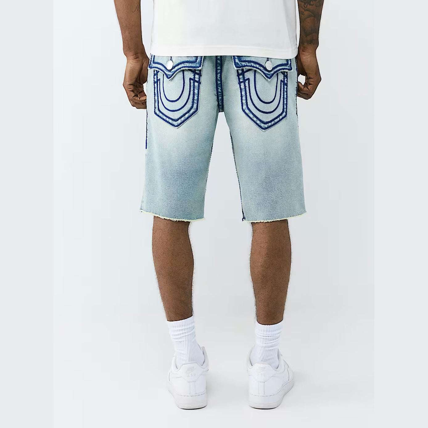 TRUE RELIGION RICKY ROPE JEAN SHORT by True Religion