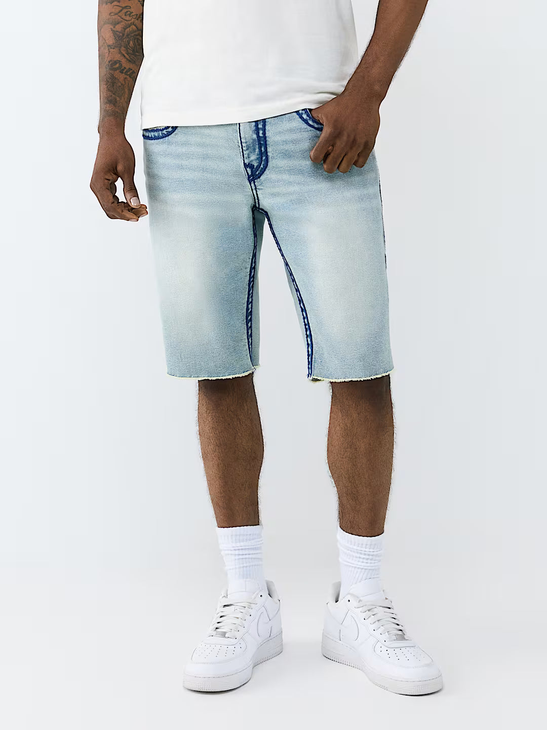 TRUE RELIGION RICKY ROPE JEAN SHORT by True Religion