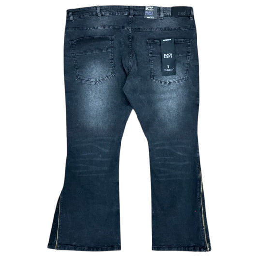 BLACK LIGHT DENIM FLARE FIT JEANS by Black Light