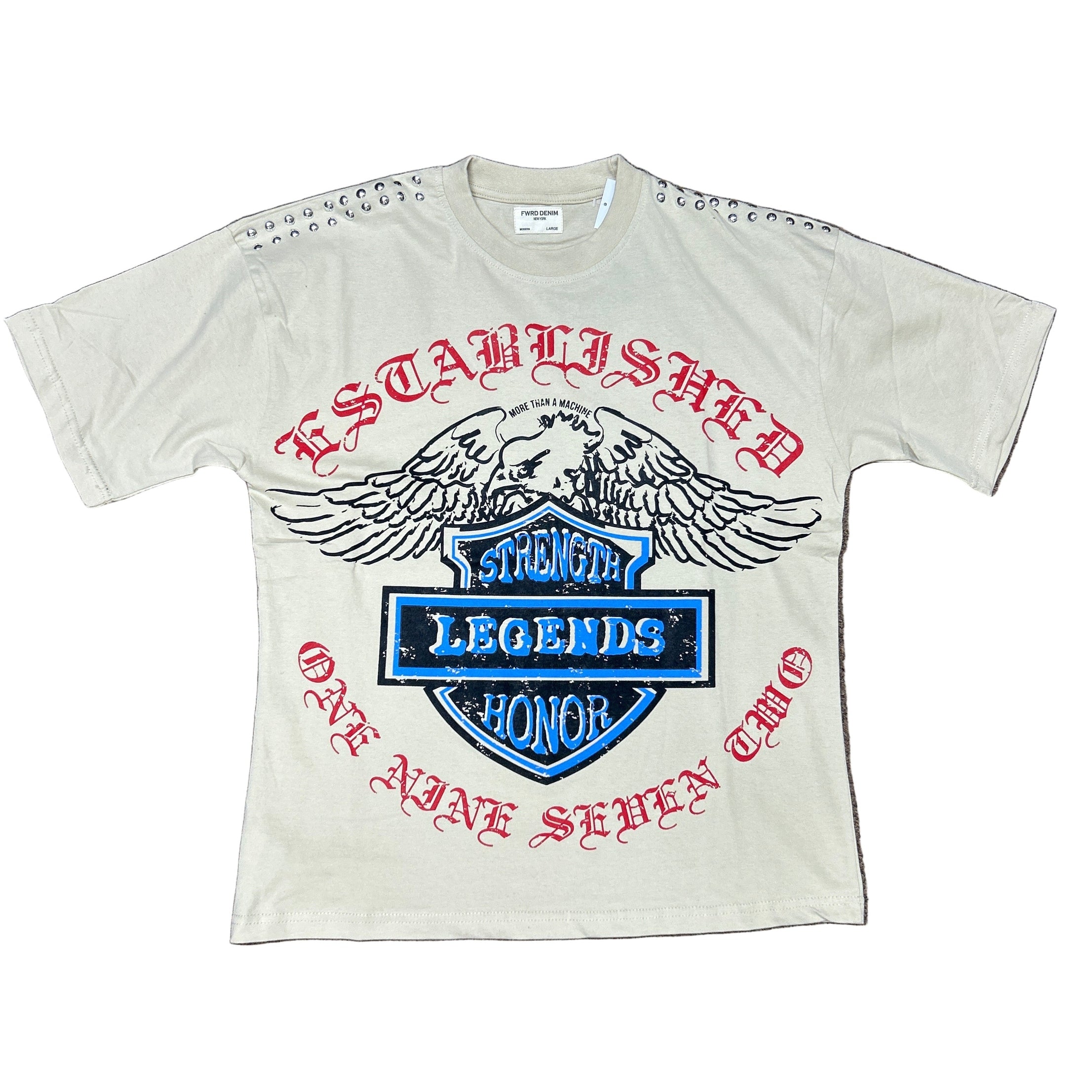 FWRD ESTABLISHED STUDDED TEE
