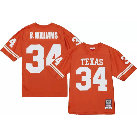 MITCHELL AND NESS NCAA DARK JERSEY TEXAS LONGHORNS 1998 RICKY WILLIAMS by Mitchell and Ness