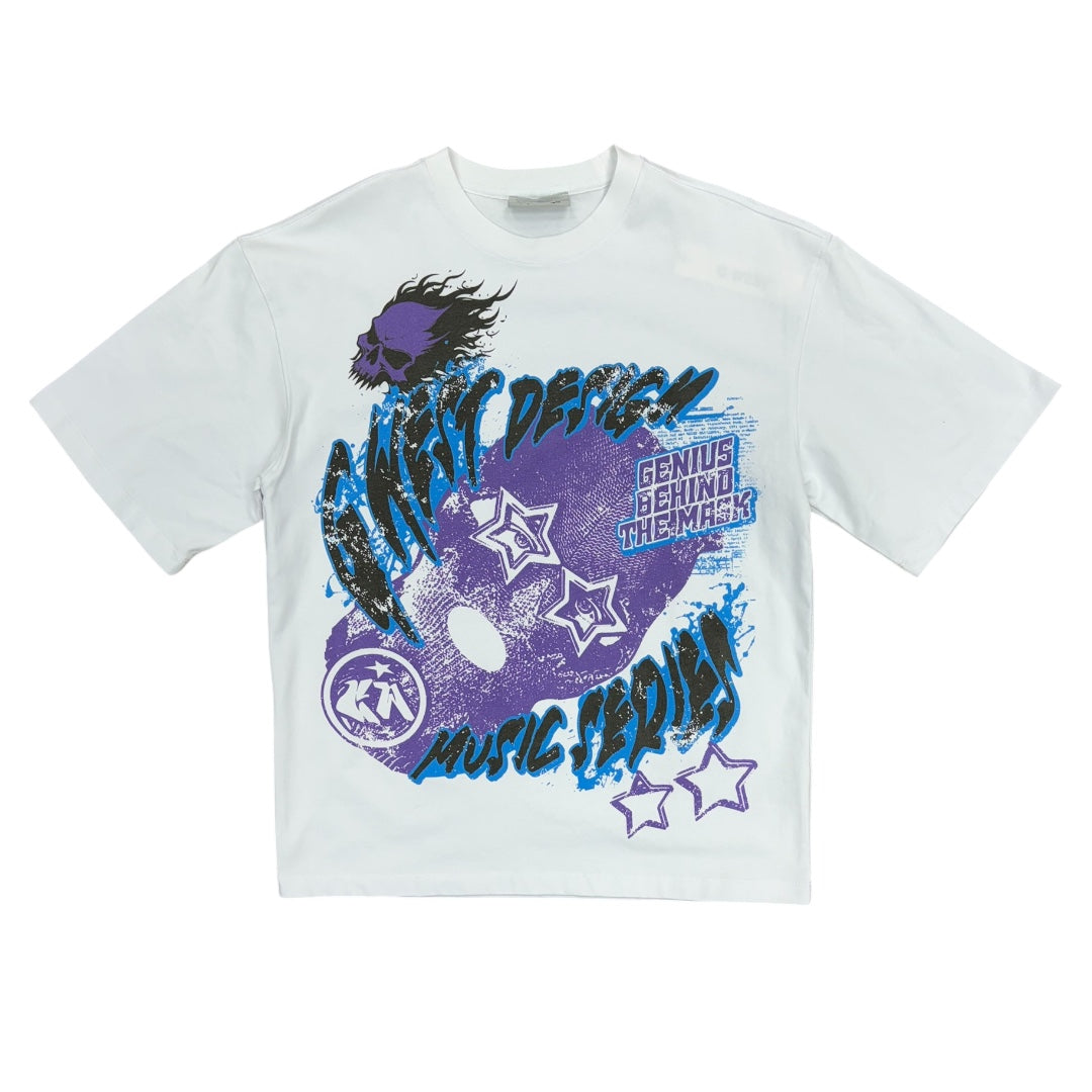 G WEST GROOVE SERIES T-SHIRT GRAPE