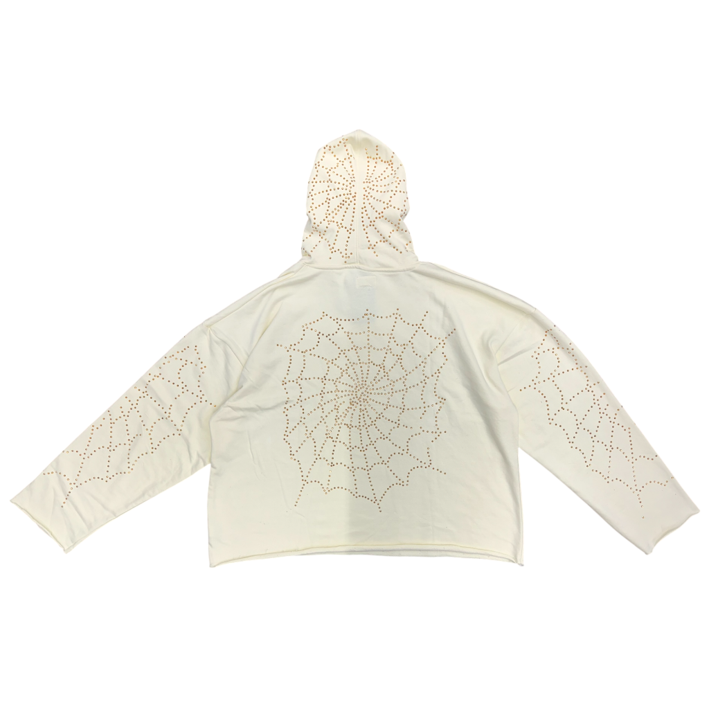 FWRD SPIDER WEB STONE HOODIE-NAT