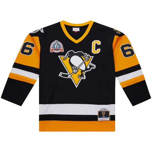 MITCHELL AND NESS NHL DARK PITTSBURG PENGUINS 1991 MARIO LEMIEUX JERSEY by Mitchell and Ness
