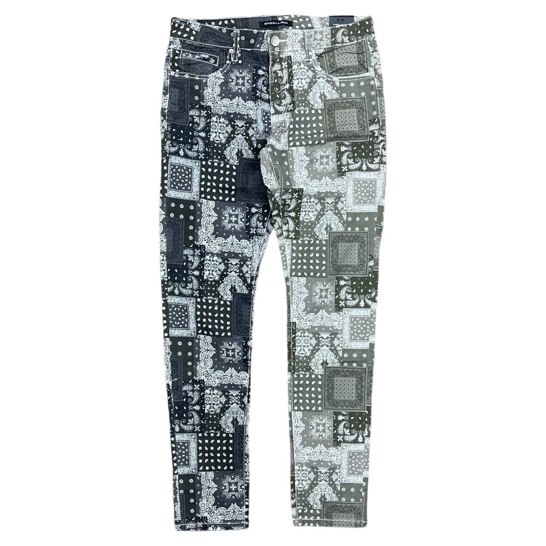 EMBELLISH EMBSP122122-OLIVE/BLACK