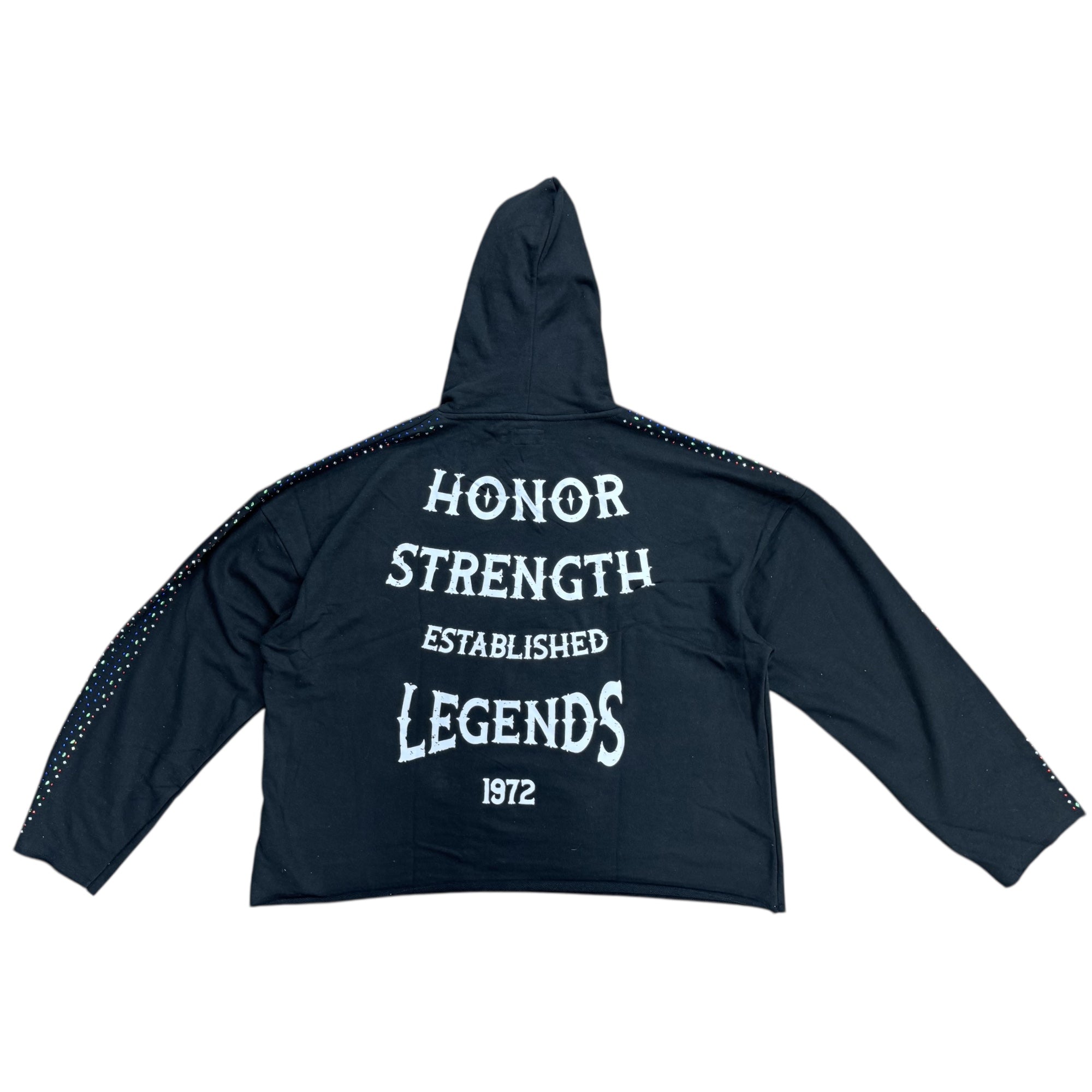 BIGMENS FLAMING EAGLE FRENCH TERRY PULLOVER HOODY