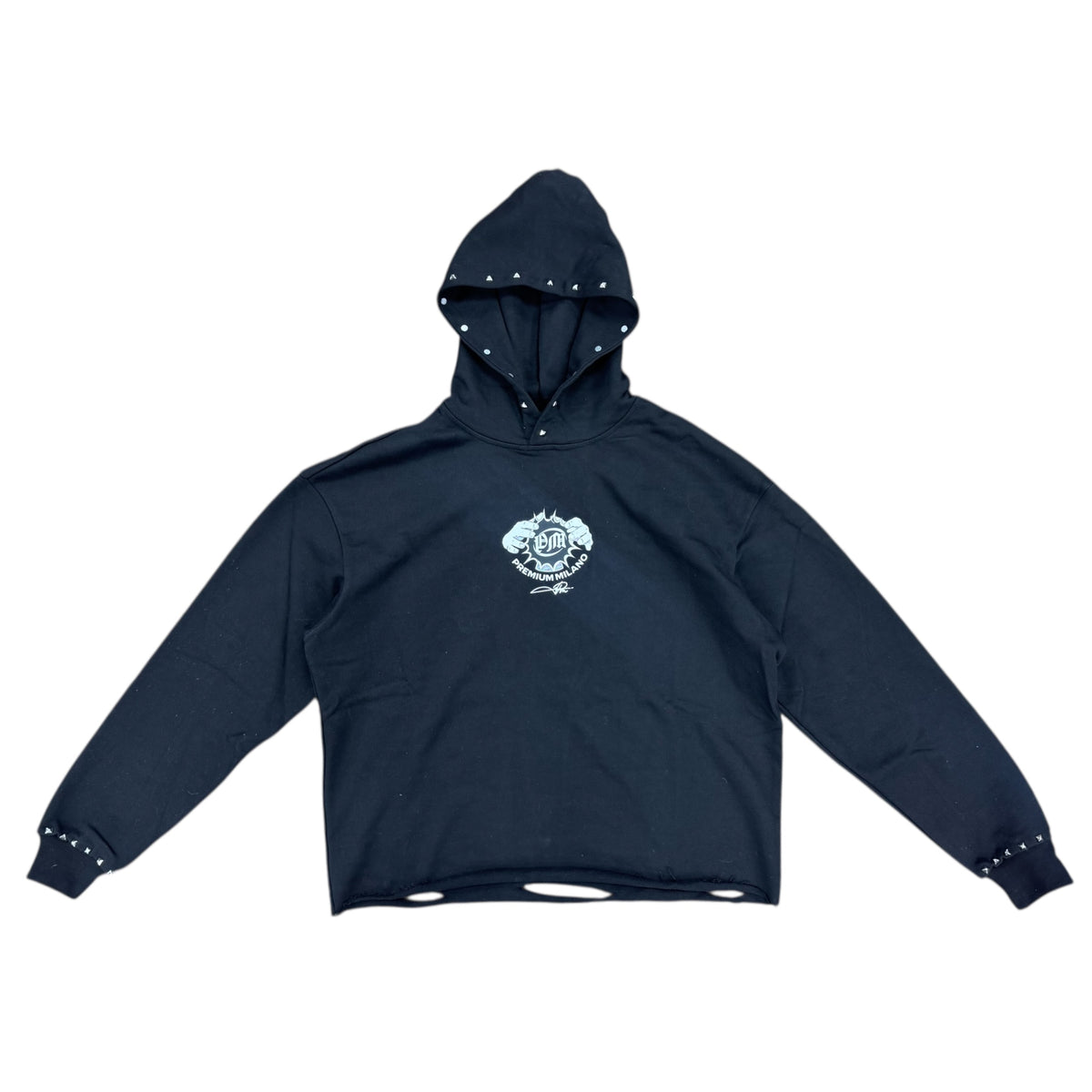 PREMIUM MILANO CROPPED HOODIE by PREMIUM MILANO