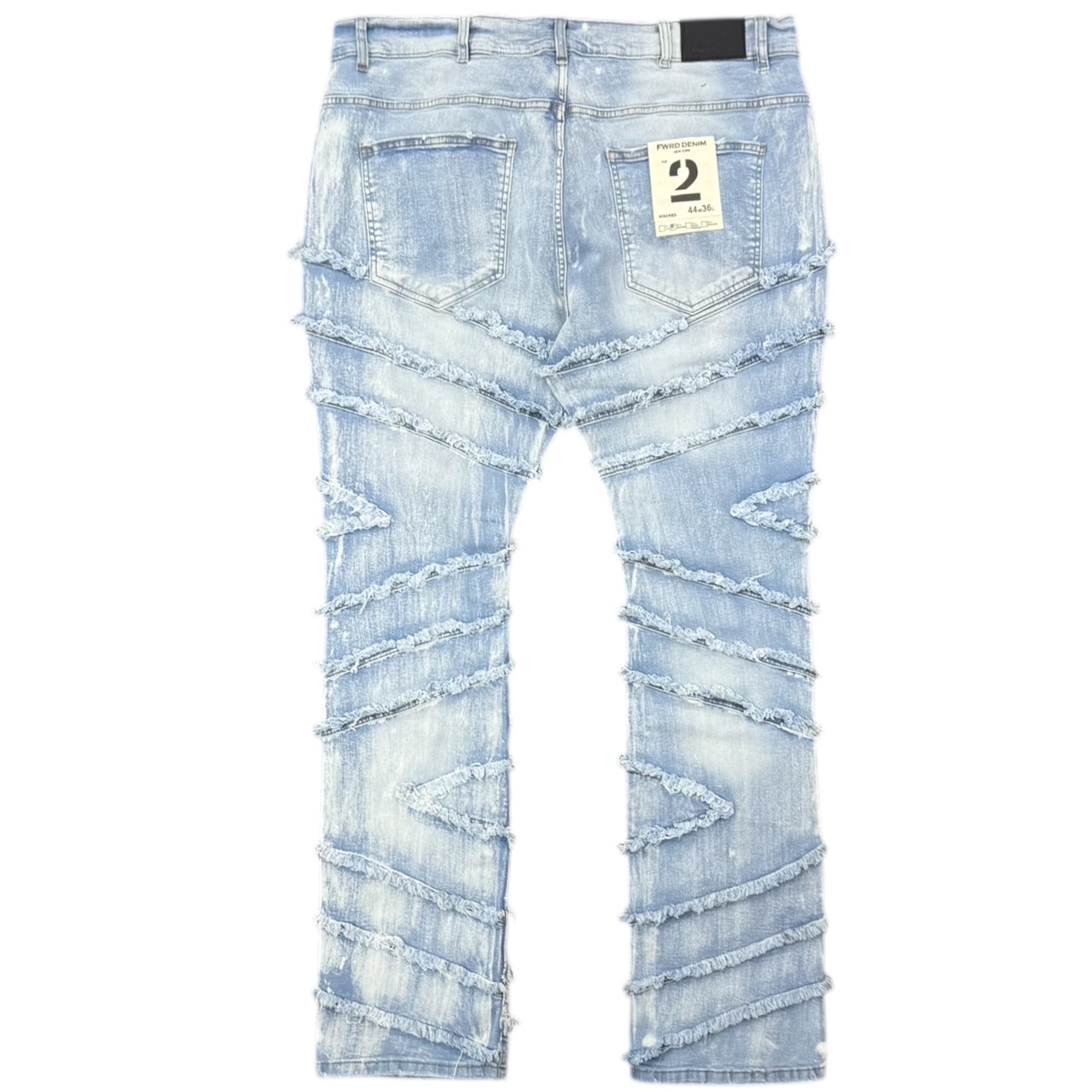 FWRD LIGHT WASH FLARE DENIM