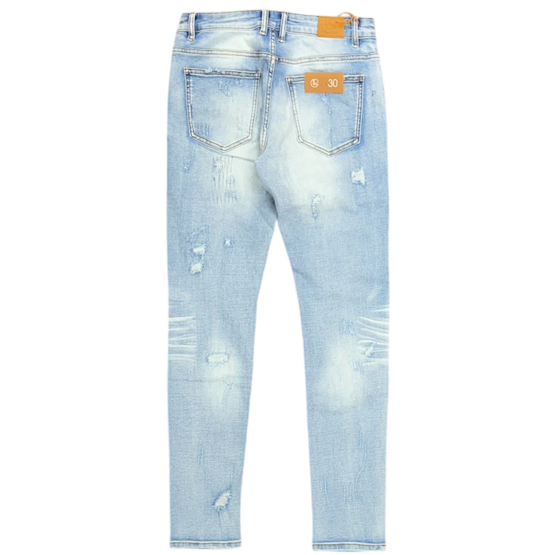 CRYSP SLIM RIP-LIGHT WASH