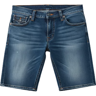 TRUE RELIGION RICKY EMBROOIDERED FLAP JORTS by True Religion