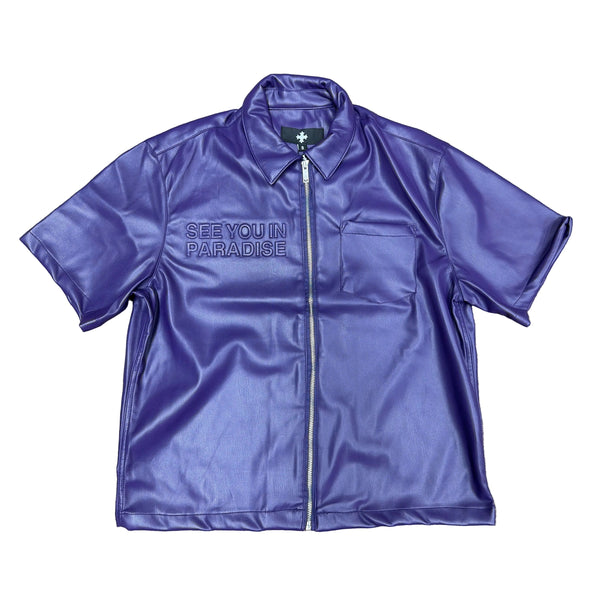 JORDAN CRAIG PU SHIRT