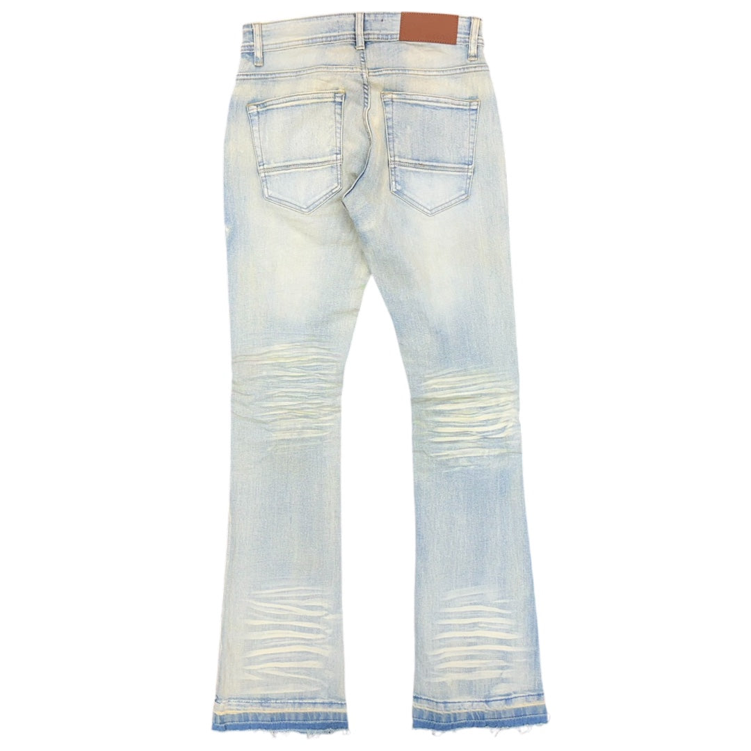 ARKETYPE CREAM WASH FLARE PANTS