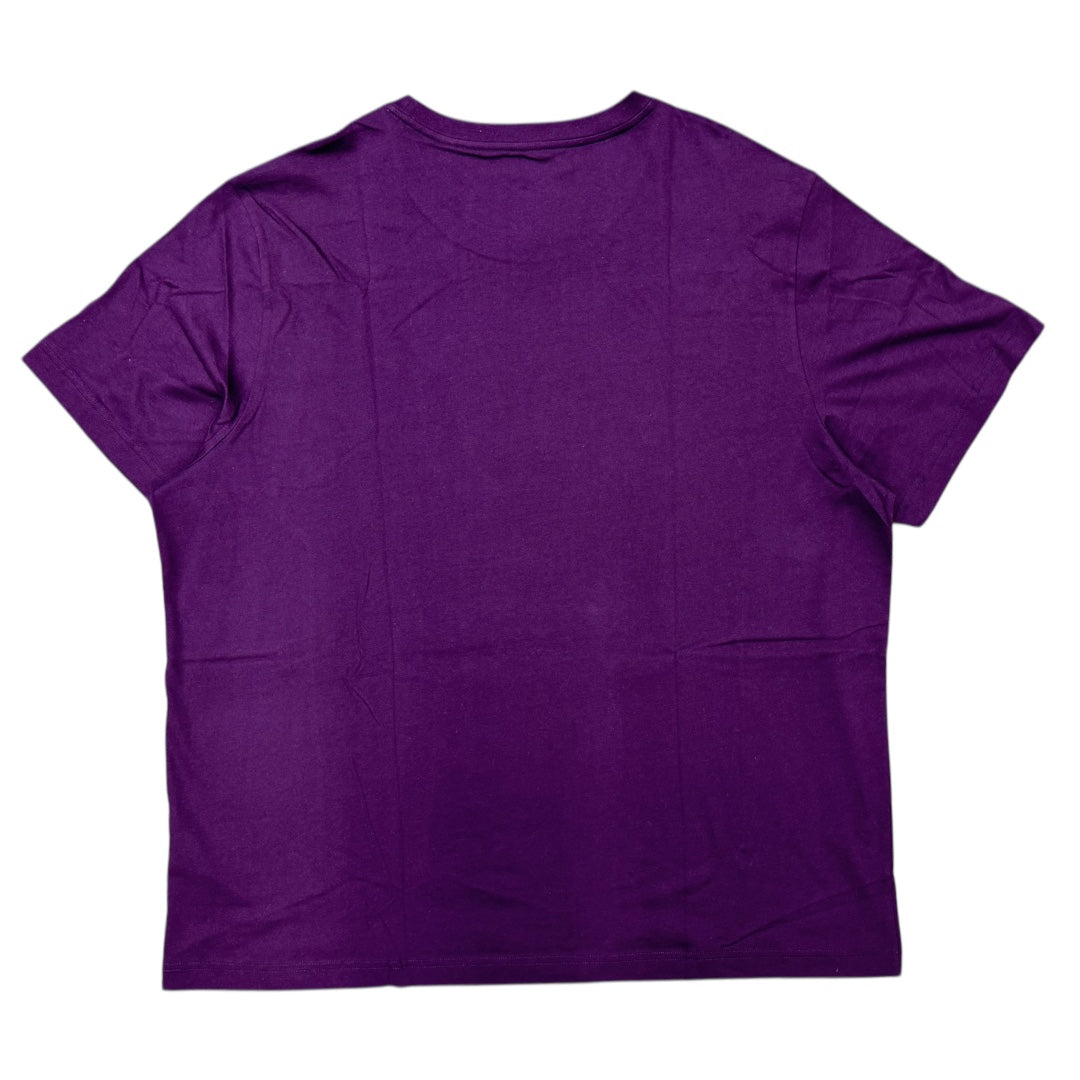 PSYCHO BUNNY COTTON SHIRT-PURPLE