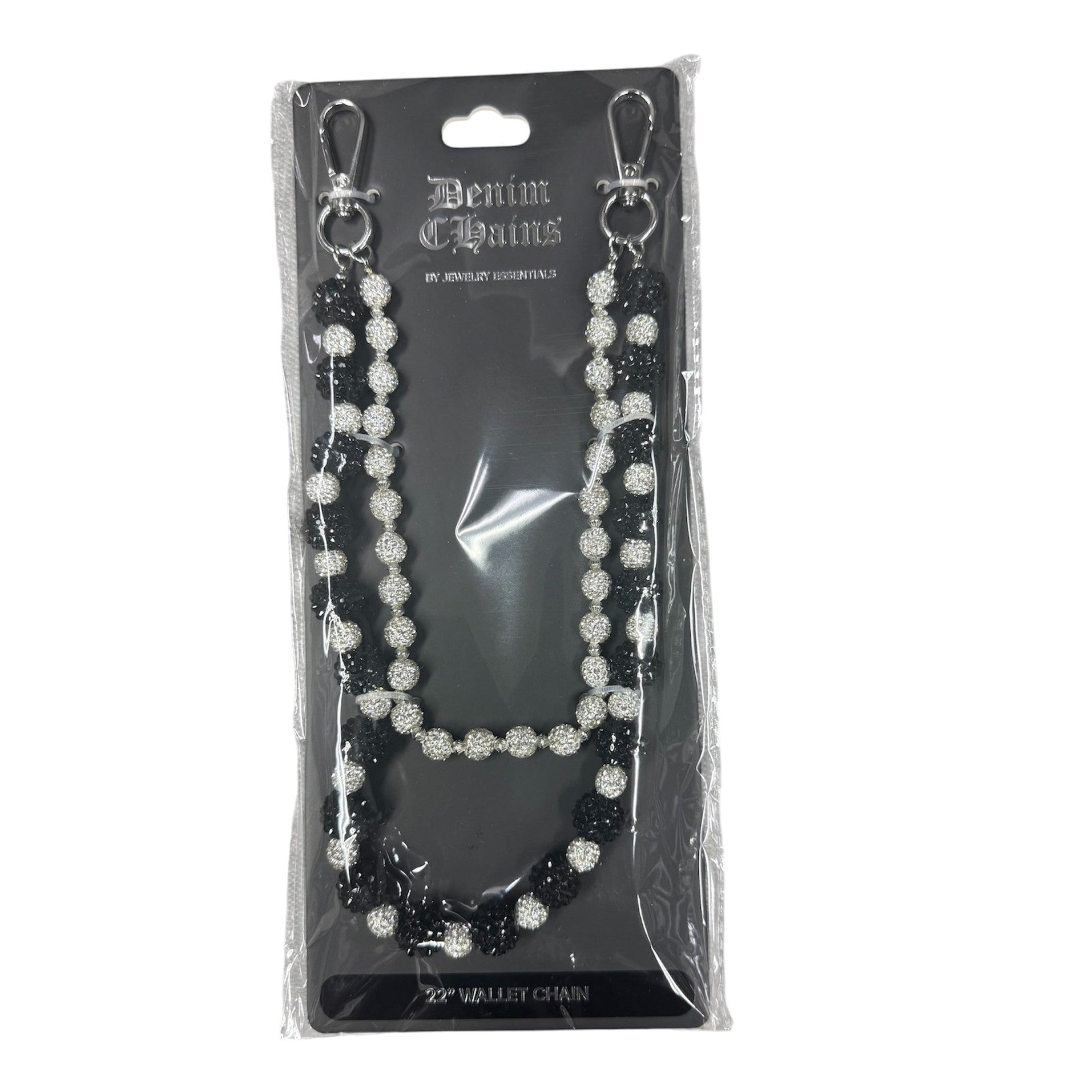NY JEWERLRY ALTERNATING BALL WALLET CHAIN by Ace Watches