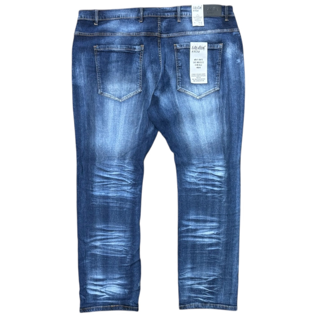 EVOLUTION WASHED DOWN JEAN-S.BLUE
