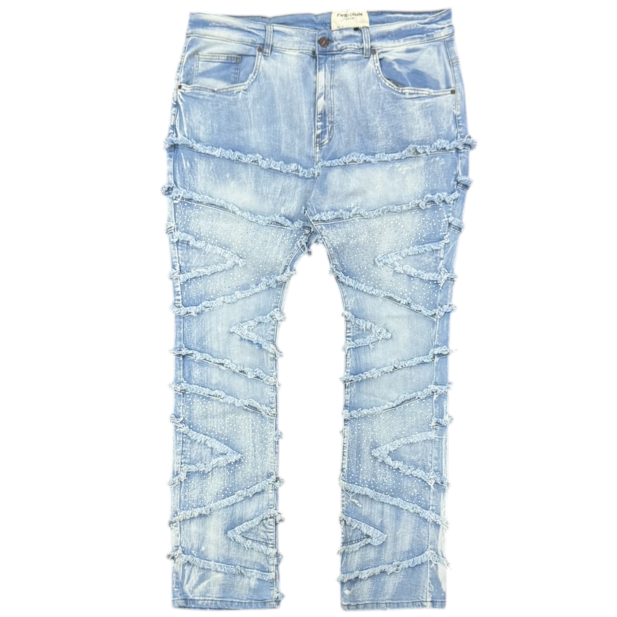 FWRD LIGHT WASH FLARE DENIM