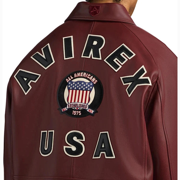 AVIREX ICON JACKET OXBLOOD by AVIREX