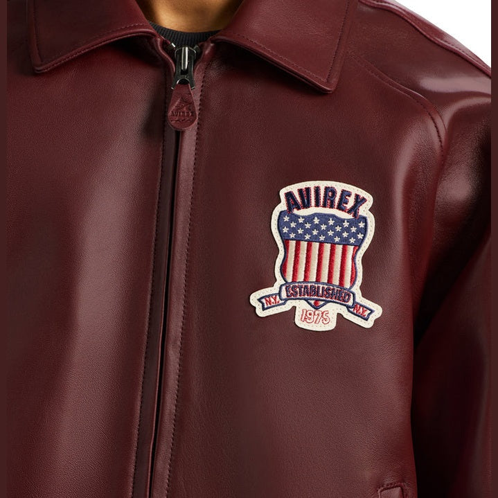 AVIREX ICON JACKET OXBLOOD by AVIREX