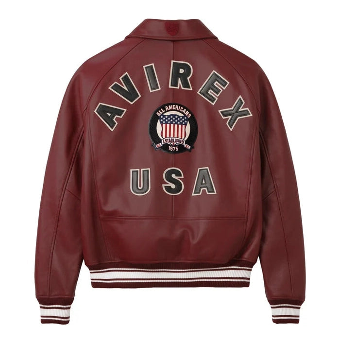 AVIREX ICON JACKET OXBLOOD by AVIREX