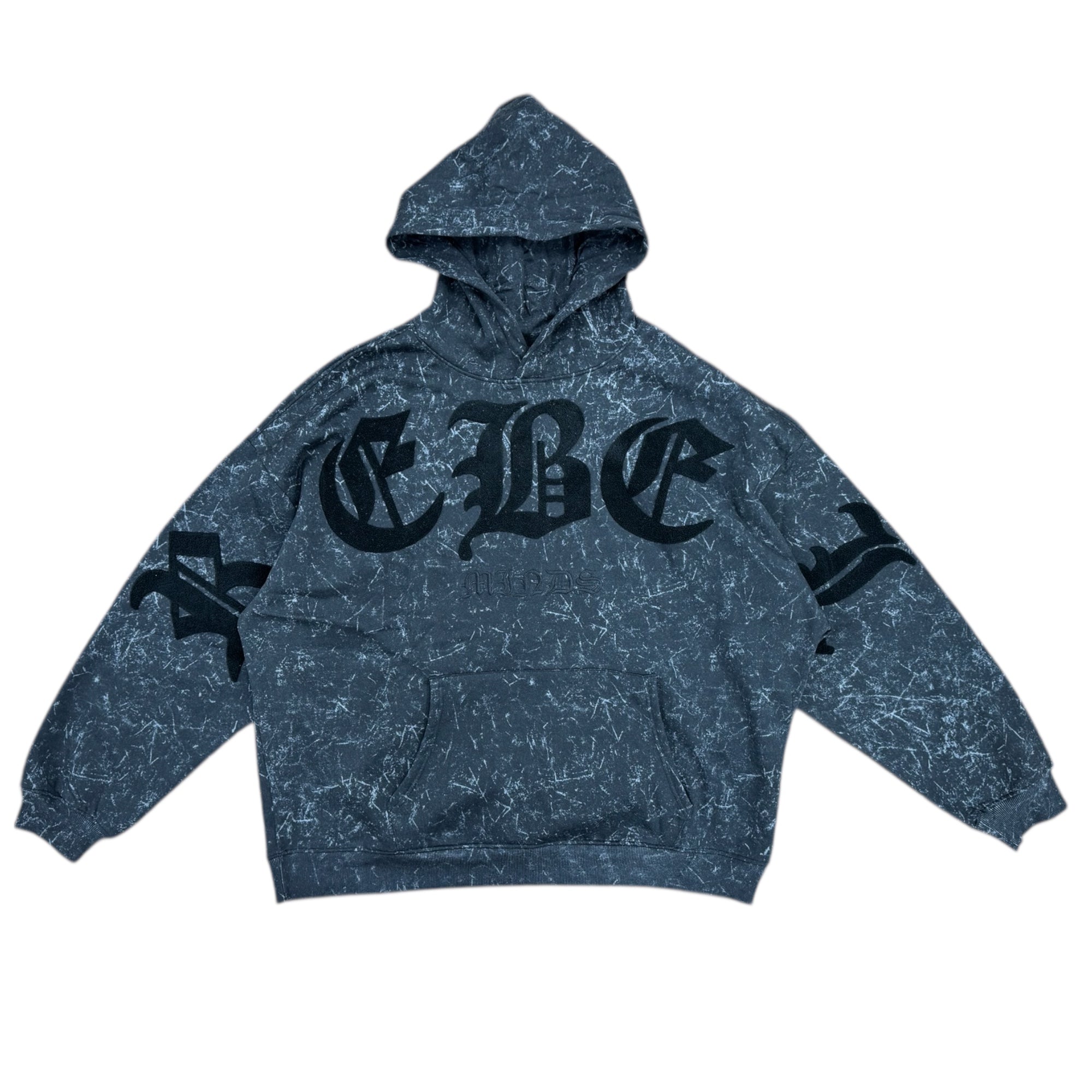 REBEL MINDS CHENILLE REBEL HOODIE