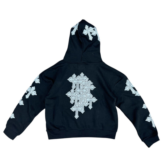 FWRD CRYSTALIZED TEMPLAR FLEECE HOODIE by FWRD