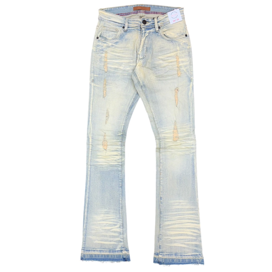ARKETYPE CREAM WASH FLARE PANTS