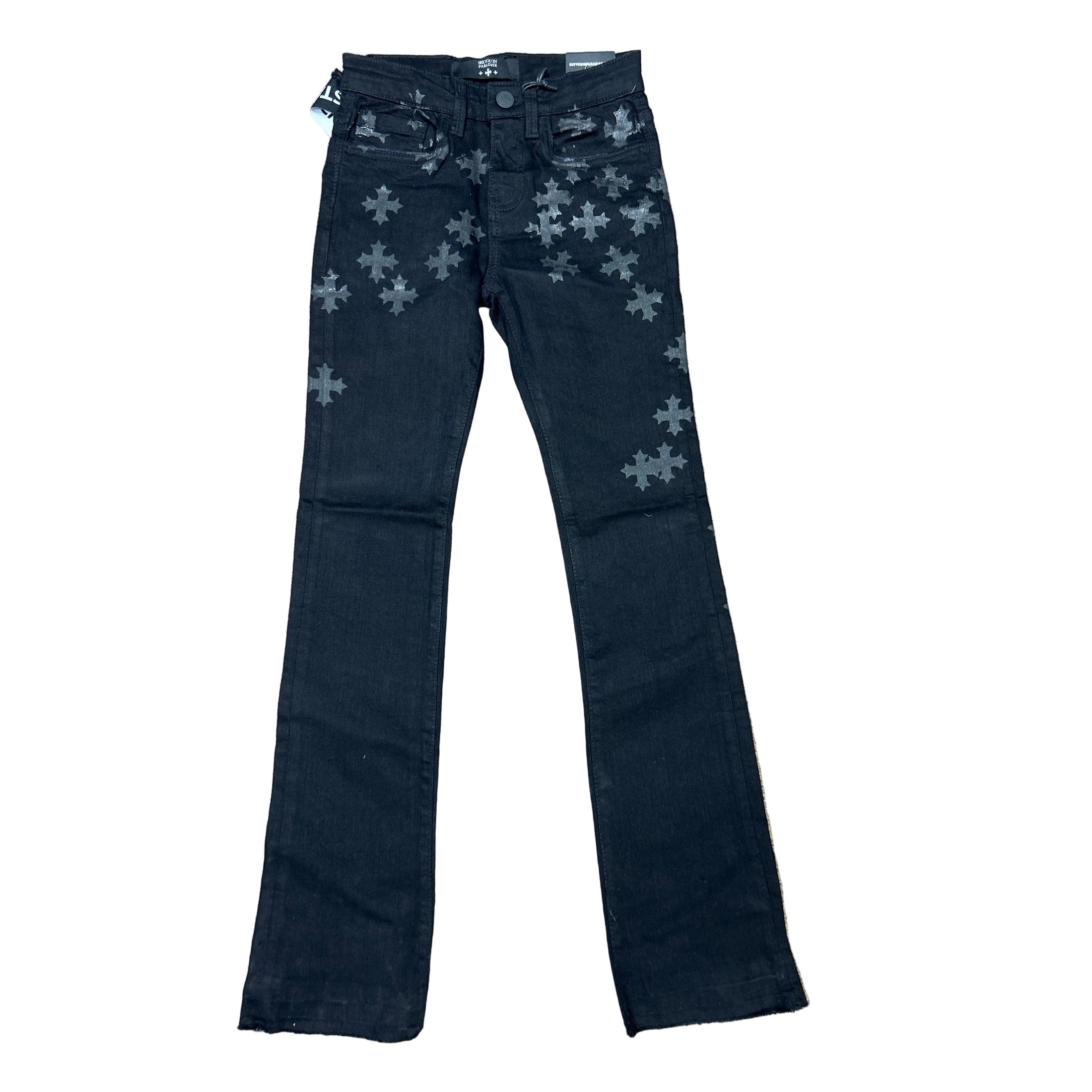 JORDAN CRAIG STAMPED PRINT KIDS DENIM