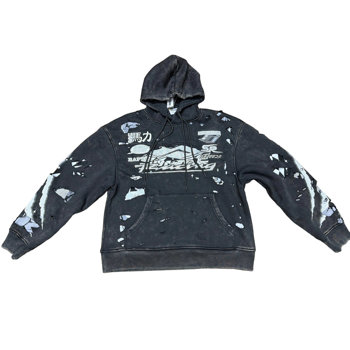 SMOKE RISE RACING DOUBLE LAYER HOODIE by SMOKE RISE