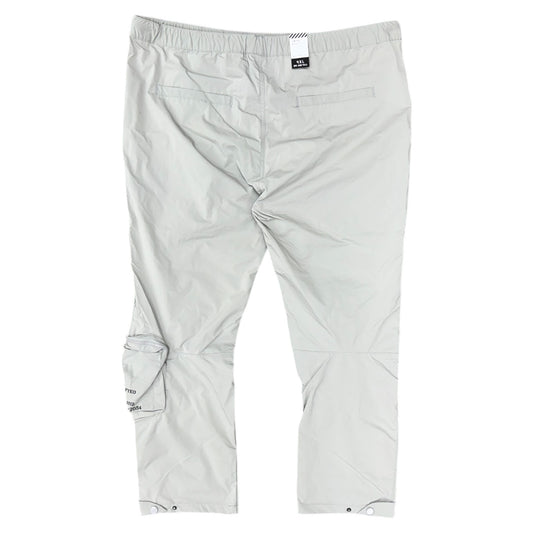 SMOKE RISE PRINTED NYLON TRACKPANTS-GREY by Smoke Rise