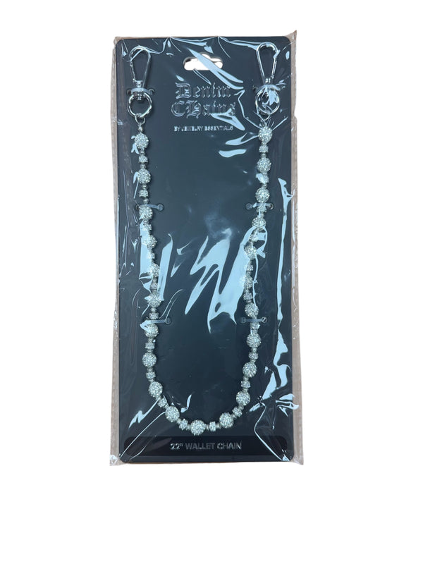 NYC ICED BALL WALLET CHAIN by Ace Watches
