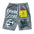 BAGGY DRYWASH PATCHWORK SHORTS by Popout