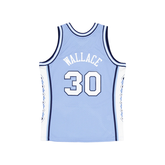 MITCHELL AND NESS NCAA DARK NORTH CAROLINA TAR HEELS 1994 RASHEED WALLACE JERSEY by BLDG4