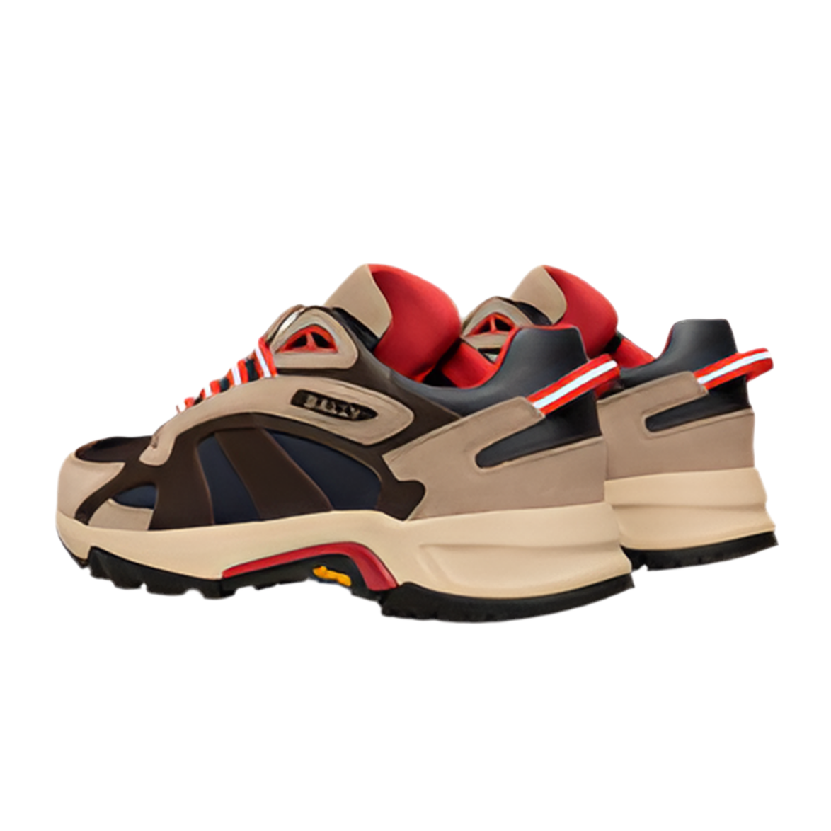 BALLY FANTOM 6310752-NAVY/TAN by Bally