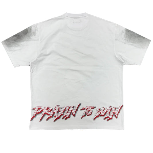 MAKOBI SINNERS PRAY BOXED TEE by Makobi