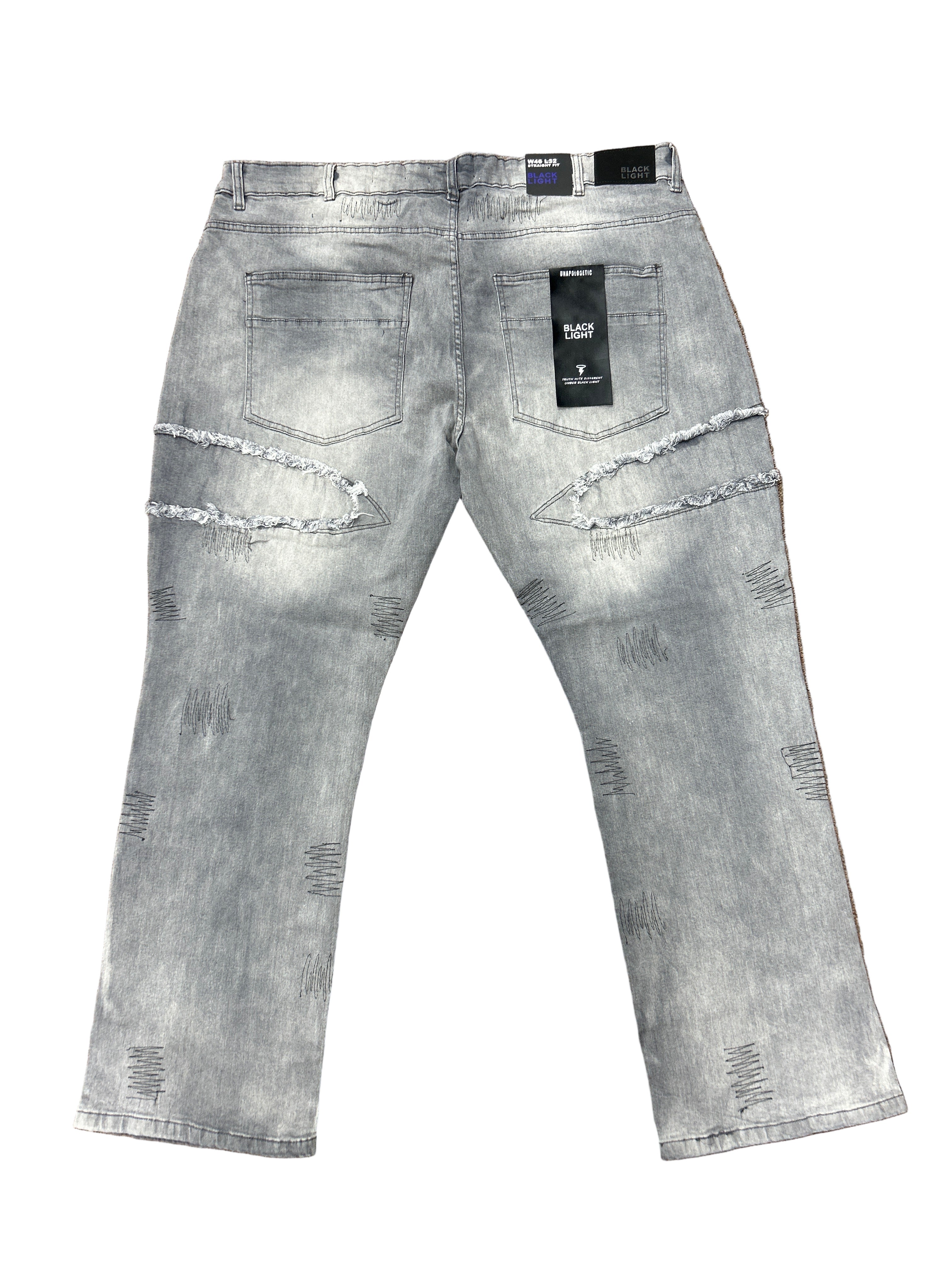 BLACK LIGHT TINTED/GREY DENIM