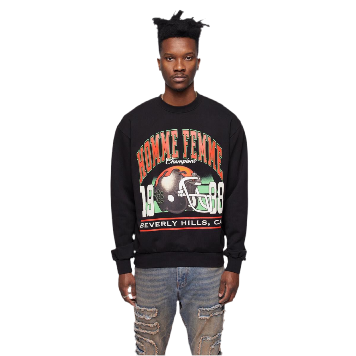 HOMME FEMME FALL2022531-CHARCOAL by HOMME FEMME