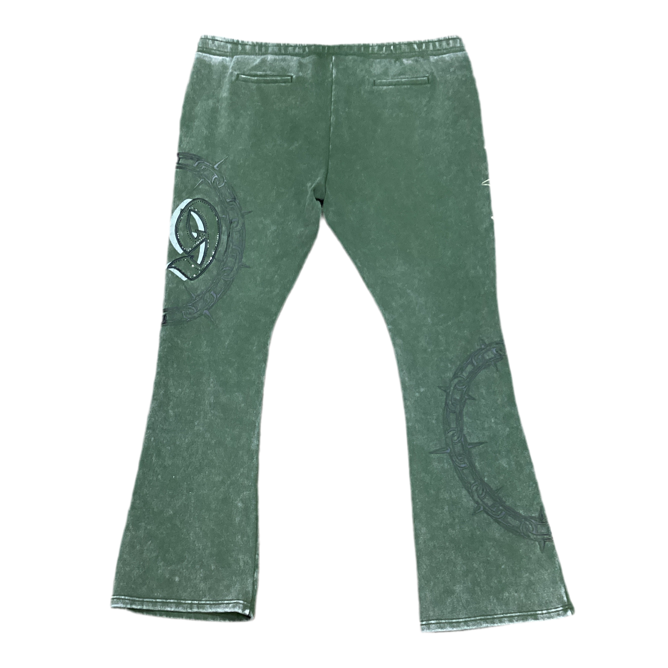 SMOKE RISE LUXE CLUB FLEECE PANT-MOSS