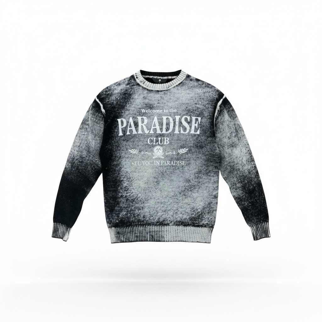 SEE YOU IN PARADISE FADED TONE SWEATER by Jordan Craig