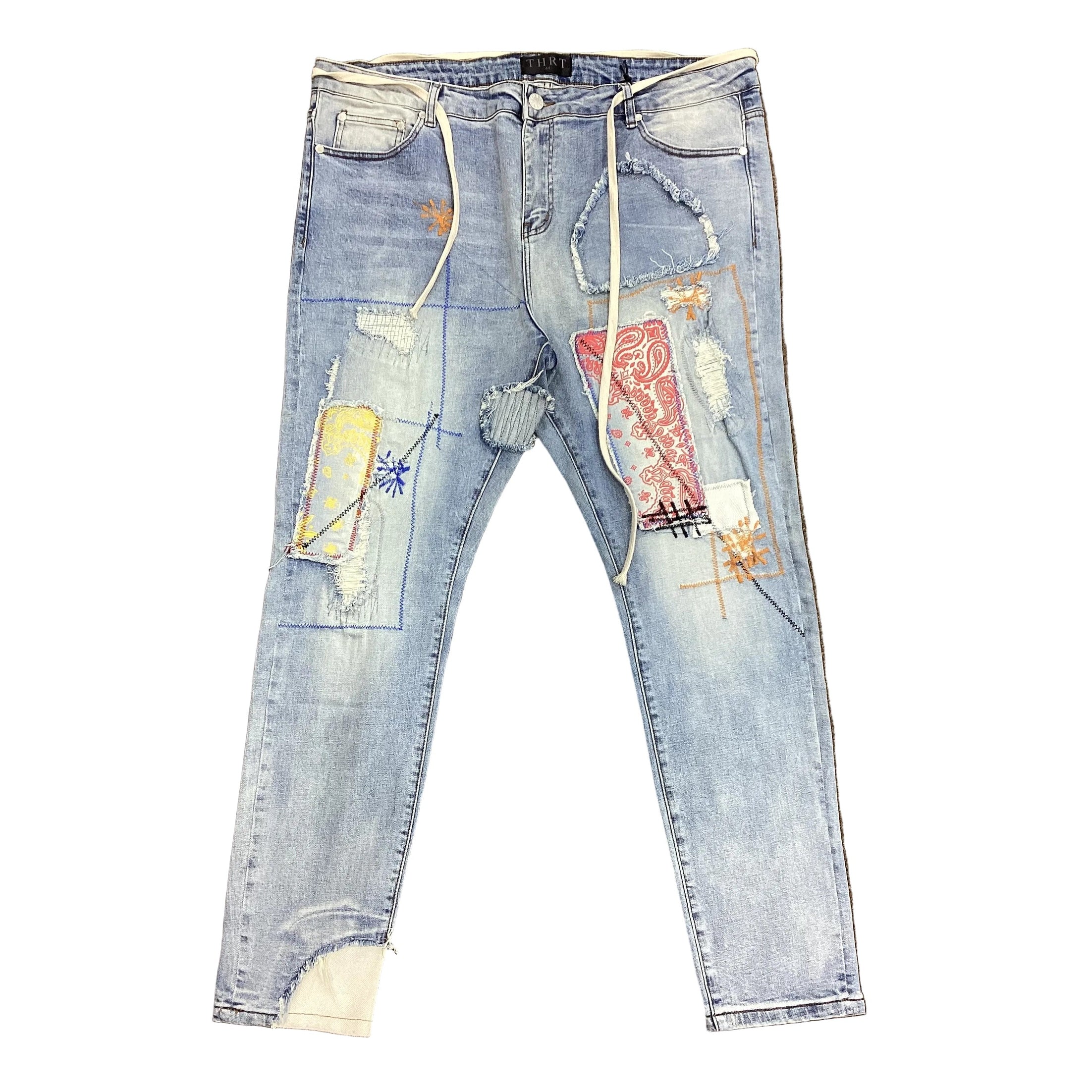 THRT COLOR BLOCK DENIM