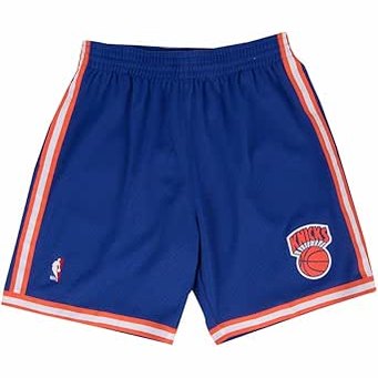 MITCHELL AND NESS KNICKS ROYAL BLUE SHORTS by Mitchell and Ness